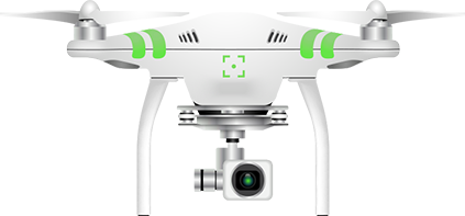 Imagens com drones em <span>laudos ambientais